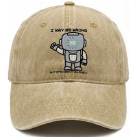 Funny Robot Humor Washed Cotton Baseball Cap I May Be Wrong But It Is Highly Unlikely