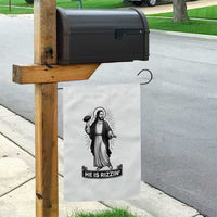Christian Football Lover Garden Flag He Is Rizzin Funny Gift - Wonder Print Shop