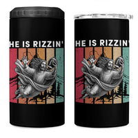 He Is Rizzin 4 in 1 Can Cooler Tumbler Funny Christian Football Lover Gift - Wonder Print Shop