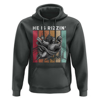 He Is Rizzin Hoodie Funny Christian Football Lover Gift - Wonder Print Shop