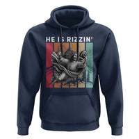 He Is Rizzin Hoodie Funny Christian Football Lover Gift - Wonder Print Shop