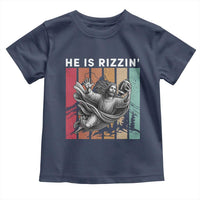 He Is Rizzin Toddler T Shirt Funny Christian Football Lover Gift - Wonder Print Shop
