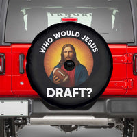 Who Would Jesus Draft Spare Tire Cover Christian Football Lover - Wonder Print Shop