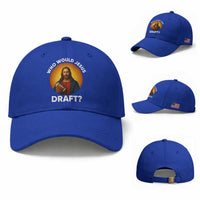 Who Would Jesus Draft Baseball Cap Christian Football Lover