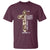 Christian Football Player Gift T Shirt God Gives Me Strength - Wonder Print Shop