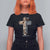 Christian Football Player Gift T Shirt For Women God Gives Me Strength - Wonder Print Shop
