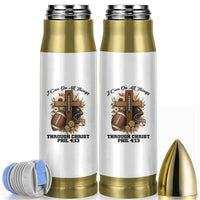 Christian Motivation Gift Bullet Tumbler I Can Do All Things Through Christ Bible Verse - Wonder Print Shop