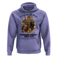 Christian Motivation Gift Hoodie I Can Do All Things Through Christ Bible Verse - Wonder Print Shop