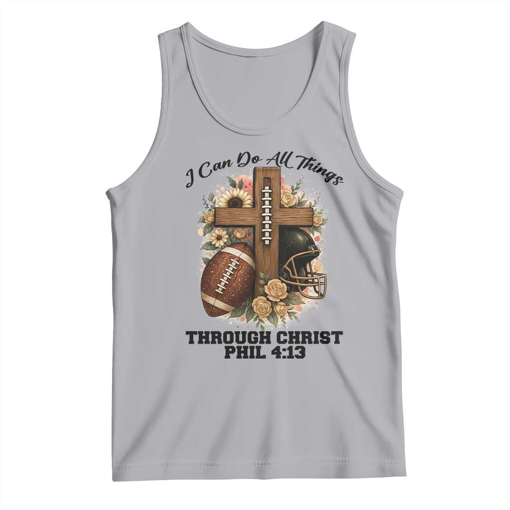Christian Motivation Gift Tank Top I Can Do All Things Through Christ Bible Verse - Wonder Print Shop