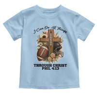 Christian Motivation Gift Toddler T Shirt I Can Do All Things Through Christ Bible Verse - Wonder Print Shop