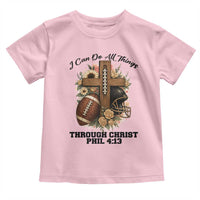 Christian Motivation Gift Toddler T Shirt I Can Do All Things Through Christ Bible Verse - Wonder Print Shop