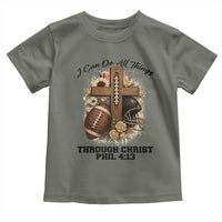 Christian Motivation Gift Toddler T Shirt I Can Do All Things Through Christ Bible Verse - Wonder Print Shop