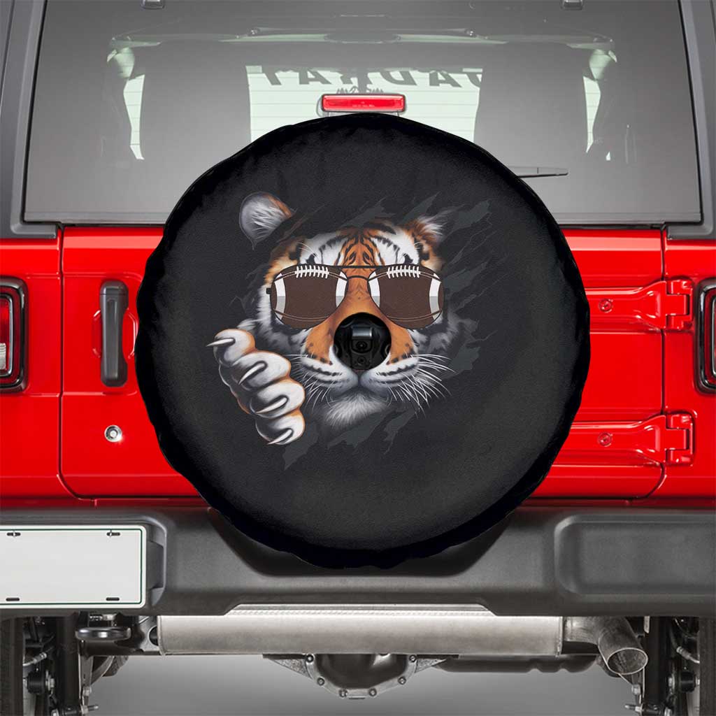 Funny Bengal Tiger Spare Tire Cover Football Lover Gift - Wonder Print Shop