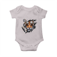 Funny Bengal Tiger Baby Onesie Football Lover Gift - Wonder Print Shop