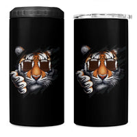 Funny Bengal Tiger 4 in 1 Can Cooler Tumbler Football Lover Gift - Wonder Print Shop