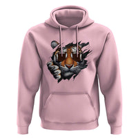Funny Bengal Tiger Hoodie Football Lover Gift - Wonder Print Shop