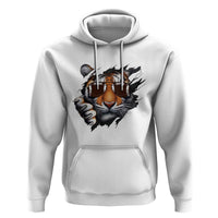 Funny Bengal Tiger Hoodie Football Lover Gift - Wonder Print Shop