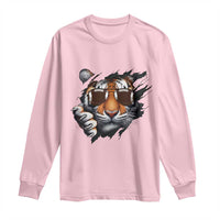 Funny Bengal Tiger Long Sleeve Shirt Football Lover Gift - Wonder Print Shop