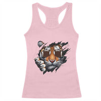 Funny Bengal Tiger Racerback Tank Top Football Lover Gift - Wonder Print Shop