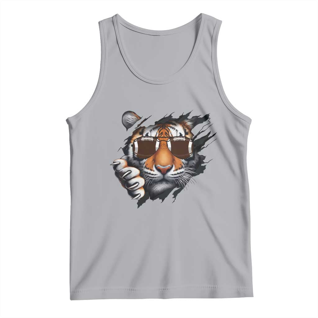 Funny Bengal Tiger Tank Top Football Lover Gift - Wonder Print Shop