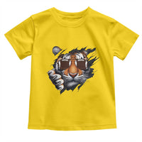 Funny Bengal Tiger Toddler T Shirt Football Lover Gift - Wonder Print Shop