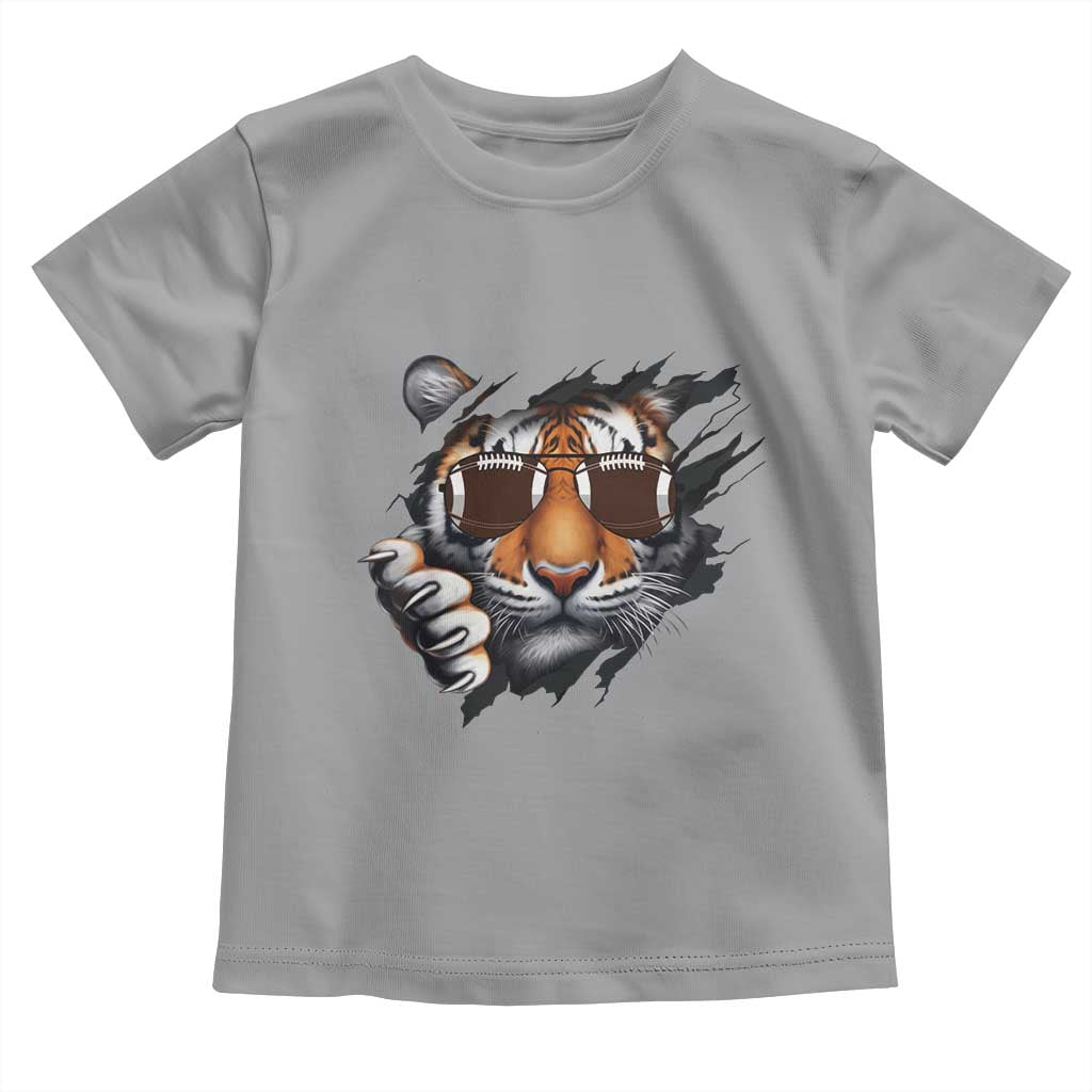 Funny Bengal Tiger Toddler T Shirt Football Lover Gift - Wonder Print Shop