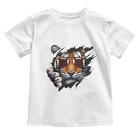 Funny Bengal Tiger Toddler T Shirt Football Lover Gift - Wonder Print Shop