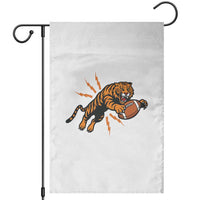 Funny Bengal Tiger Football Garden Flag Game Day Jungle Spirit - Wonder Print Shop