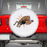 Funny Bengal Tiger Football Spare Tire Cover Game Day Jungle Spirit - Wonder Print Shop