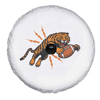 Funny Bengal Tiger Football Spare Tire Cover Game Day Jungle Spirit - Wonder Print Shop