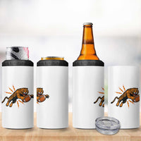 Funny Bengal Tiger Football 4 in 1 Can Cooler Tumbler Game Day Jungle Spirit - Wonder Print Shop