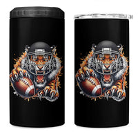 Funny Bengal Tiger With Helmet 4 in 1 Can Cooler Tumbler Football Lover Gift - Wonder Print Shop