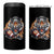 Funny Bengal Tiger With Helmet 4 in 1 Can Cooler Tumbler Football Lover Gift - Wonder Print Shop