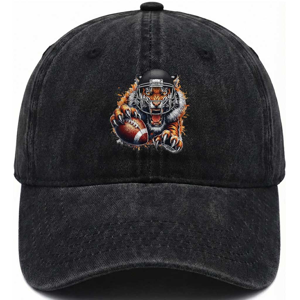 Funny OHBF Football Lover Gift Washed Cotton Baseball Cap