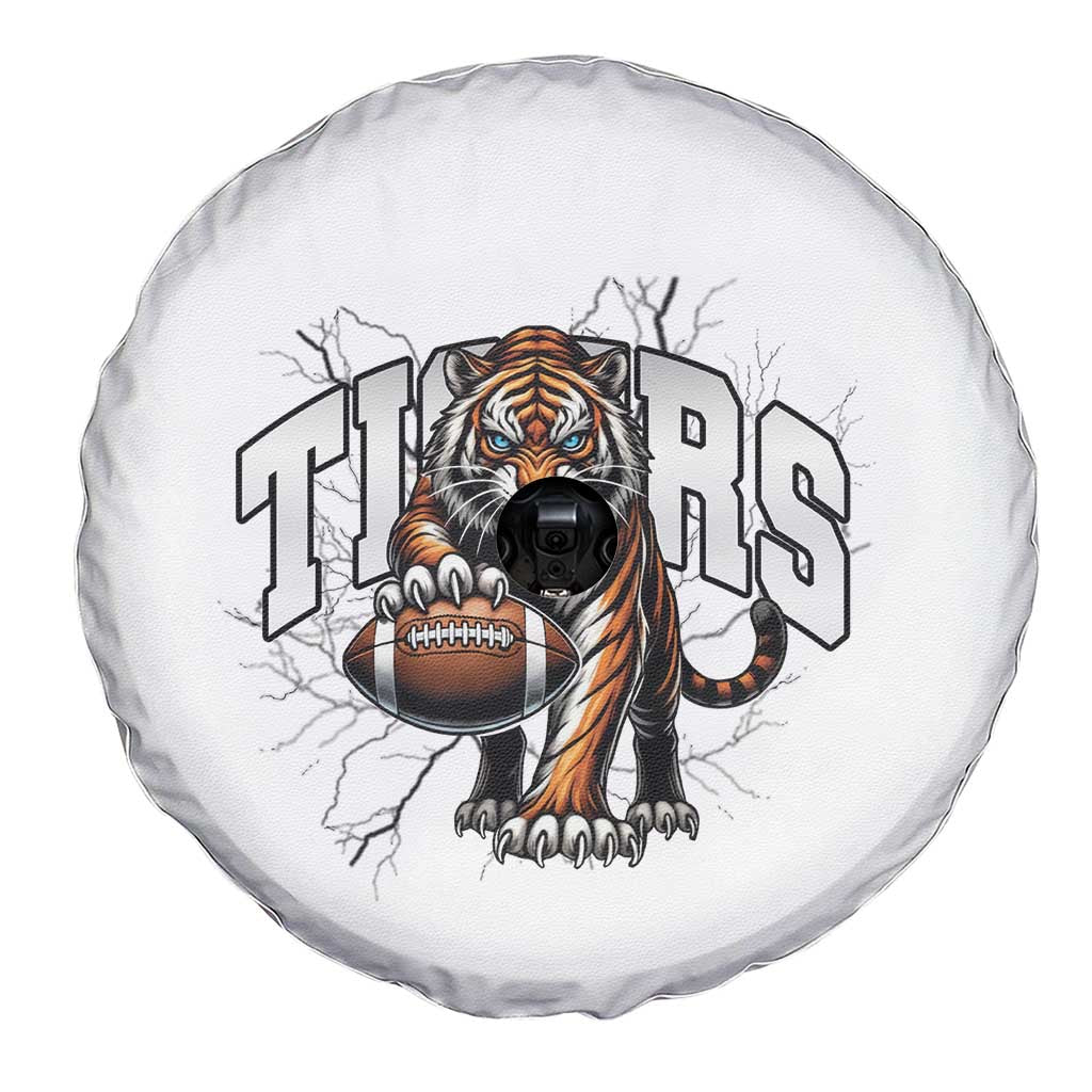 Funny Bengal Tiger Spare Tire Cover Gift For Football Lover - Wonder Print Shop