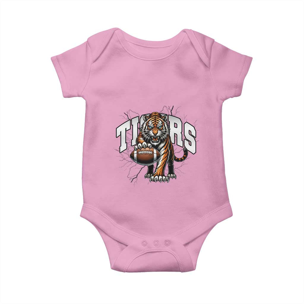 Funny Bengal Tiger Baby Onesie Gift For Football Lover - Wonder Print Shop