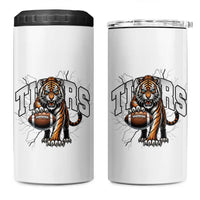 Funny Bengal Tiger 4 in 1 Can Cooler Tumbler Gift For Football Lover - Wonder Print Shop