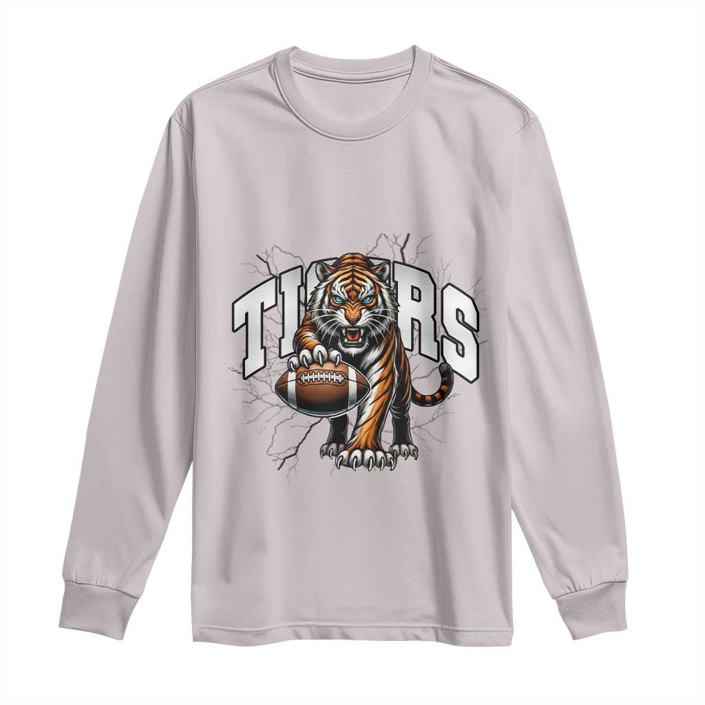 Funny Bengal Tiger Long Sleeve Shirt Gift For Football Lover - Wonder Print Shop