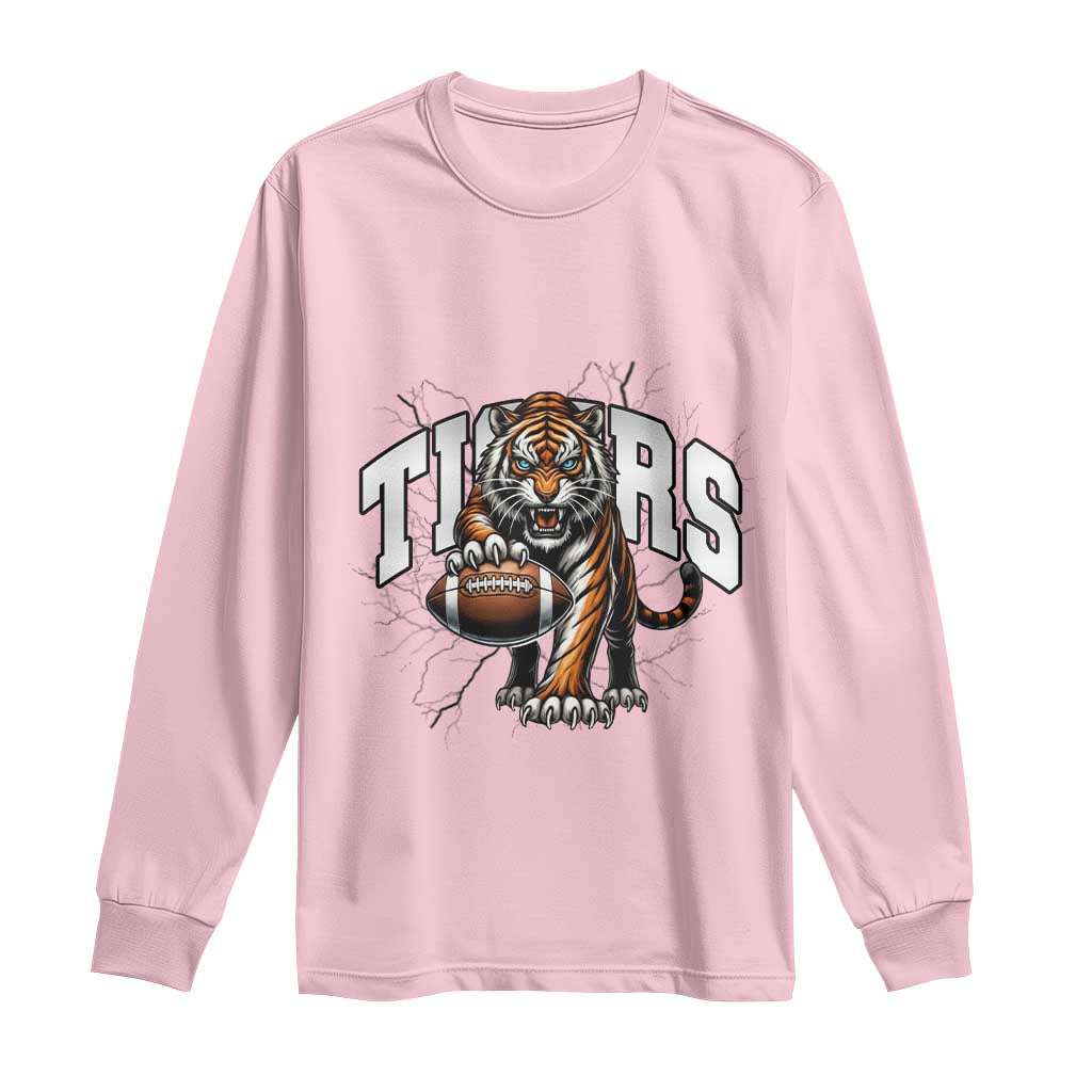 Funny Bengal Tiger Long Sleeve Shirt Gift For Football Lover - Wonder Print Shop