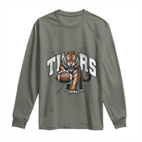 Funny Bengal Tiger Long Sleeve Shirt Gift For Football Lover - Wonder Print Shop
