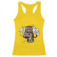 Funny Bengal Tiger Racerback Tank Top Gift For Football Lover - Wonder Print Shop