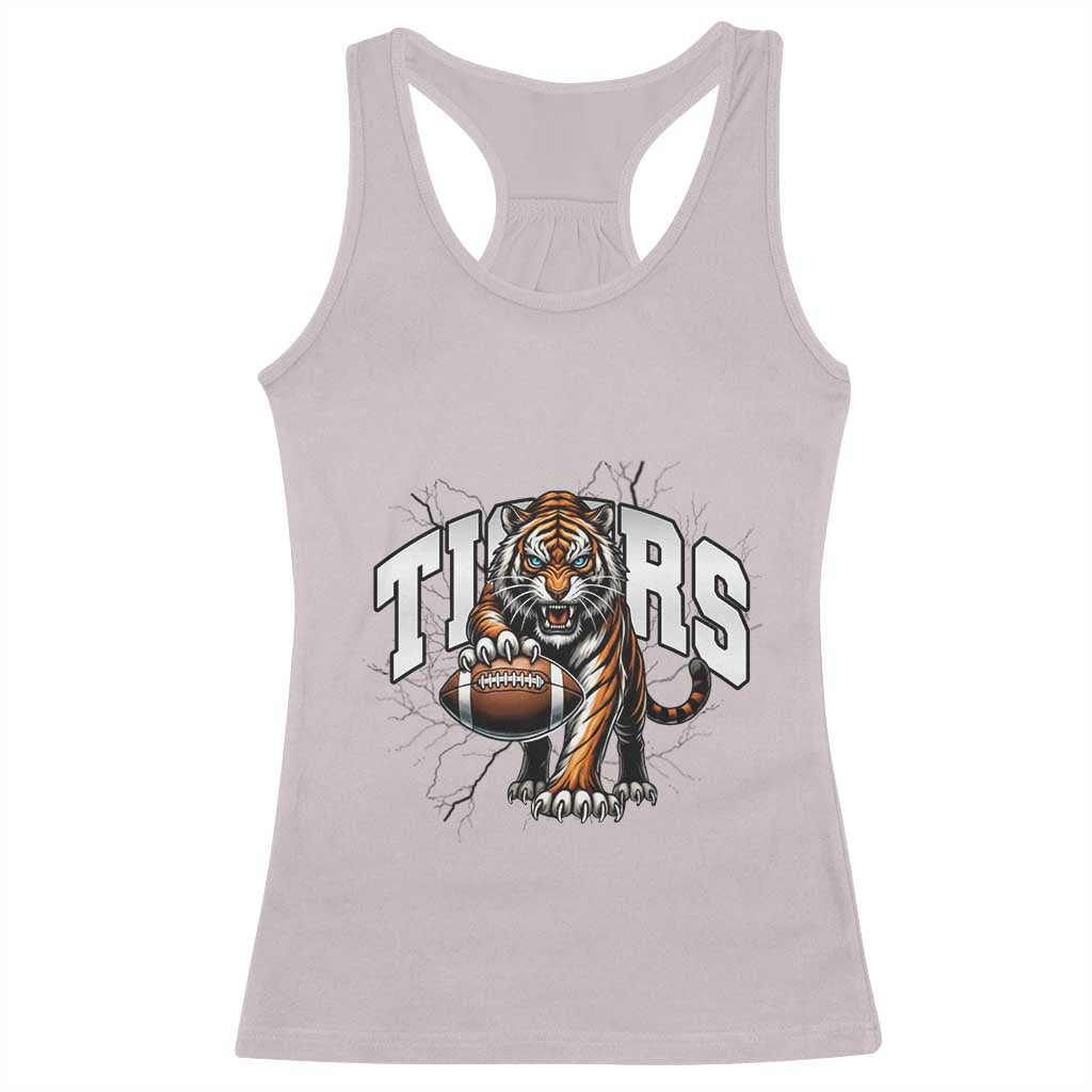 Funny Bengal Tiger Racerback Tank Top Gift For Football Lover - Wonder Print Shop