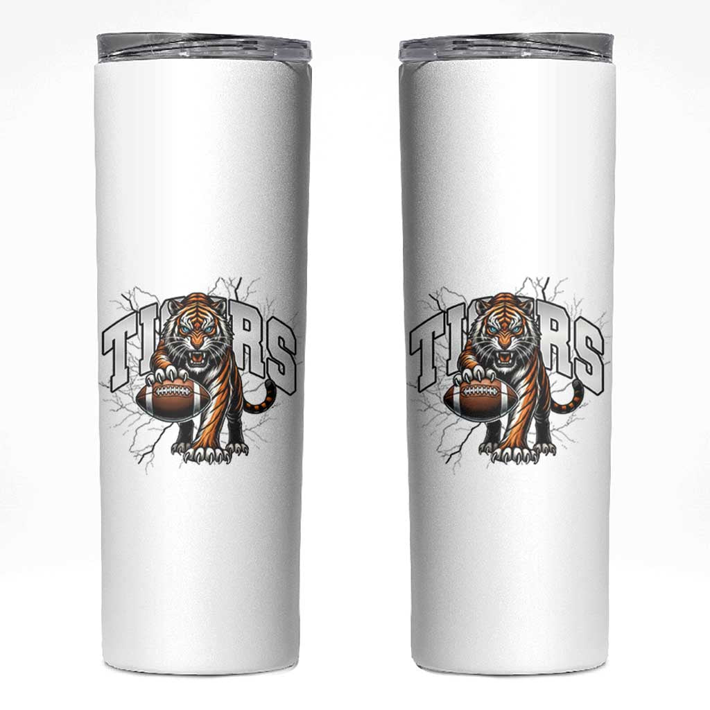 Funny Bengal Tiger Skinny Tumbler Gift For Football Lover - Wonder Print Shop
