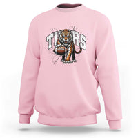 Funny Bengal Tiger Sweatshirt Gift For Football Lover - Wonder Print Shop