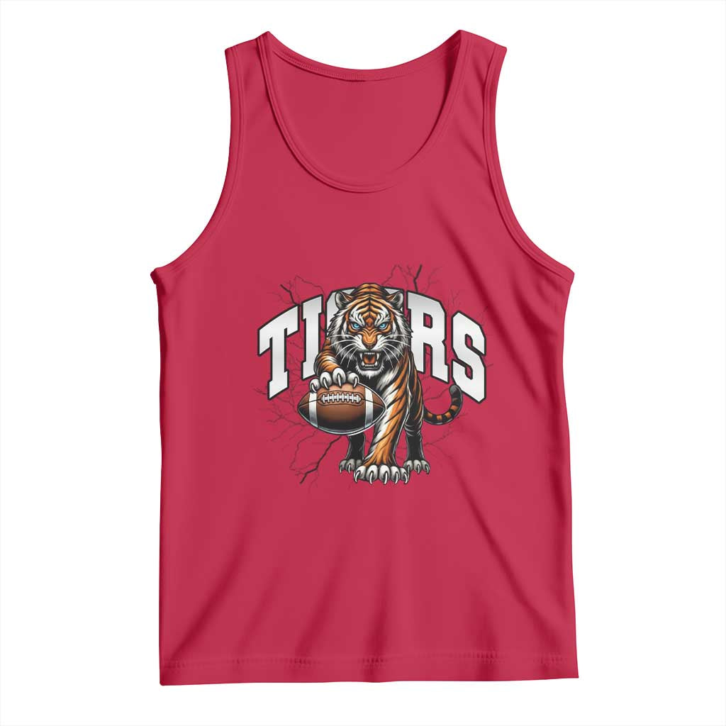 Funny Bengal Tiger Tank Top Gift For Football Lover - Wonder Print Shop