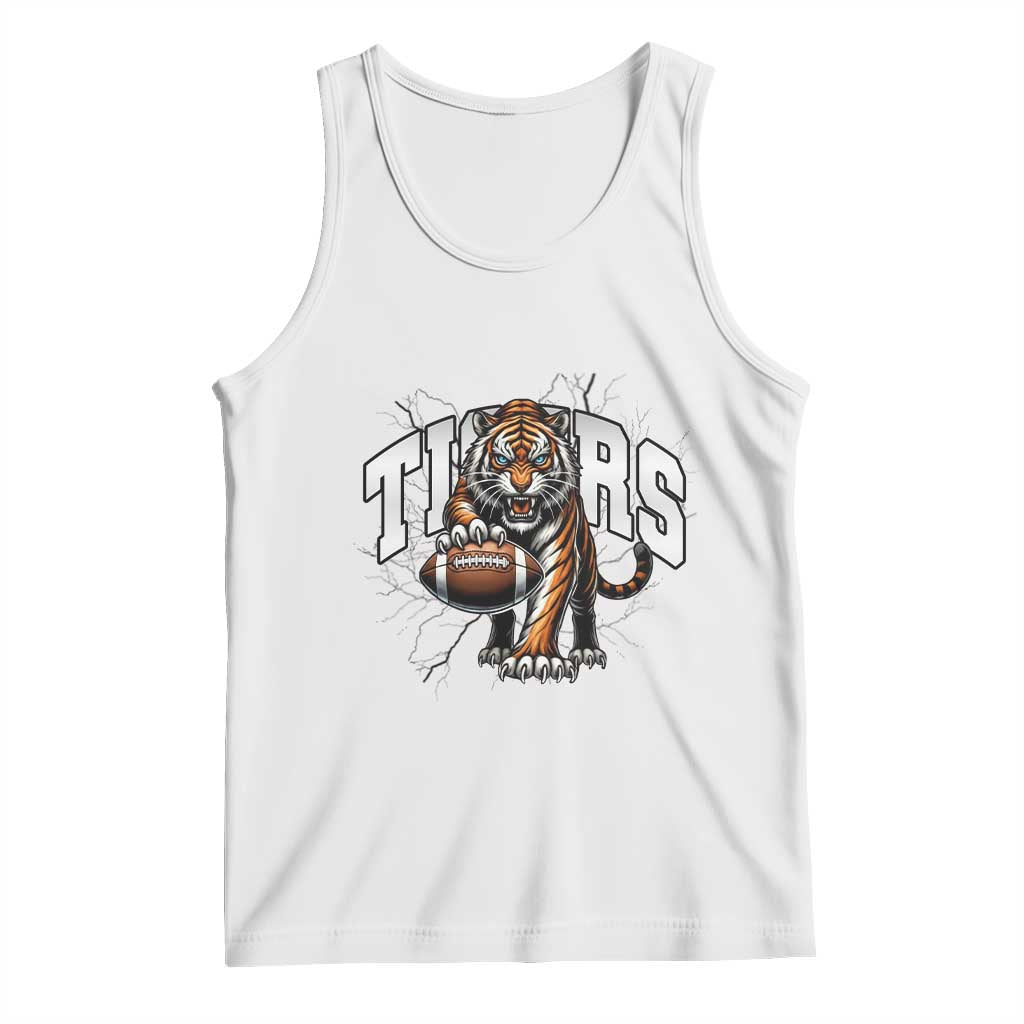 Funny Bengal Tiger Tank Top Gift For Football Lover - Wonder Print Shop