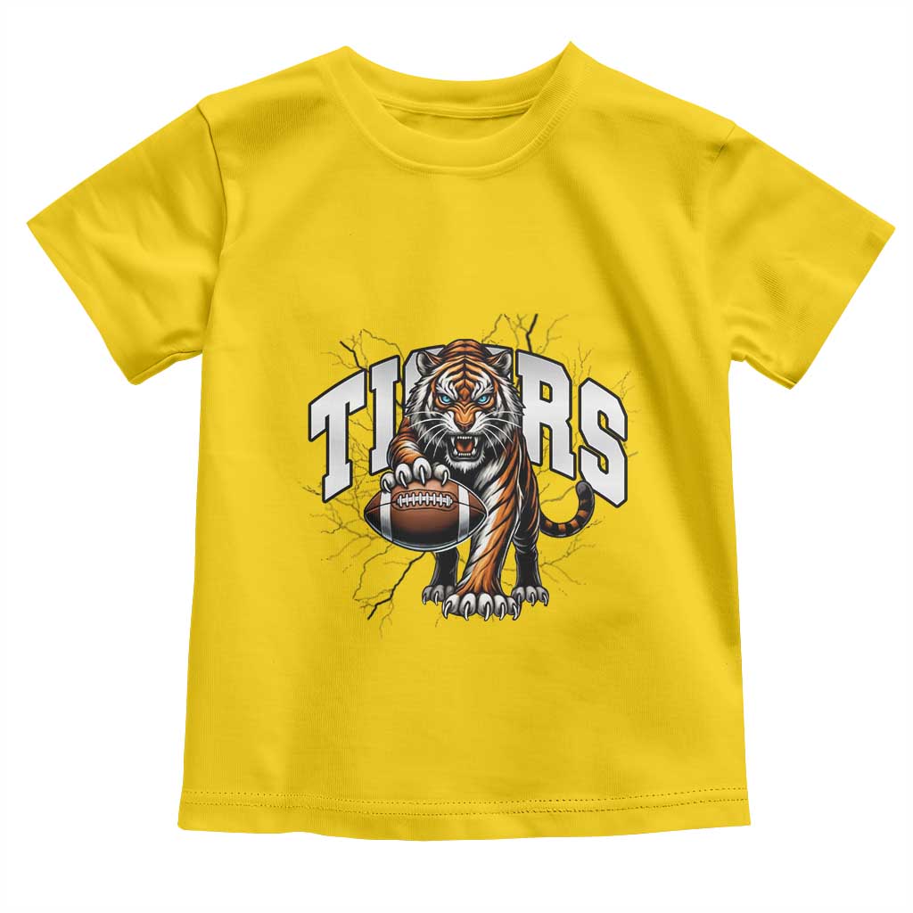 Funny Bengal Tiger Toddler T Shirt Gift For Football Lover - Wonder Print Shop