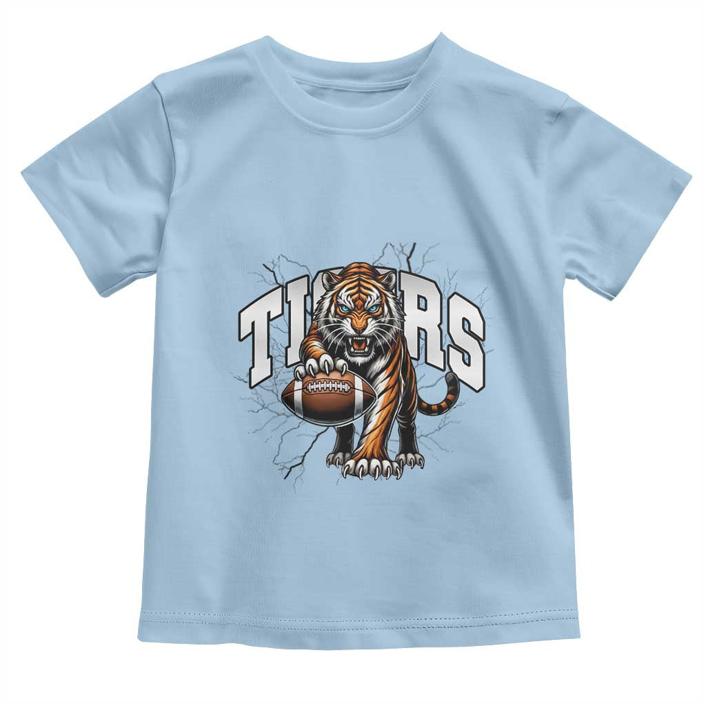 Funny Bengal Tiger Toddler T Shirt Gift For Football Lover - Wonder Print Shop