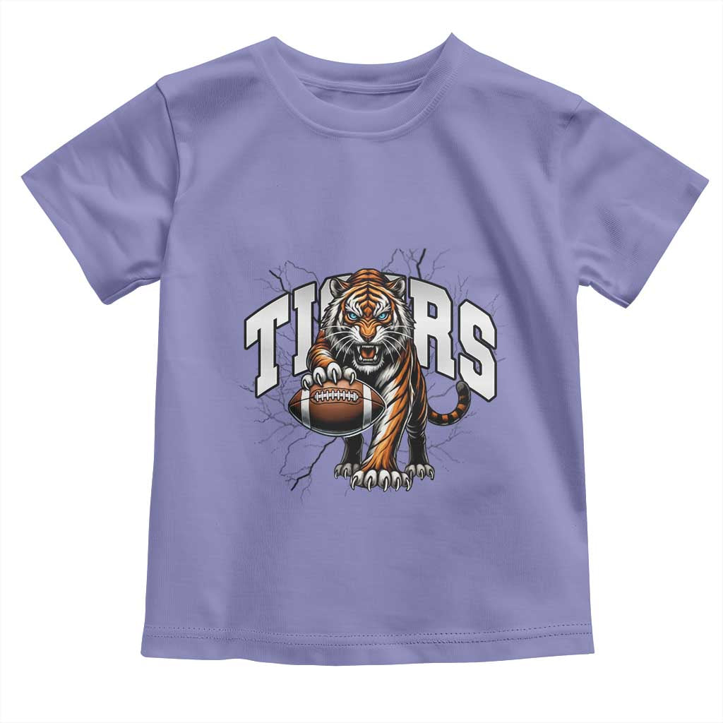 Funny Bengal Tiger Toddler T Shirt Gift For Football Lover - Wonder Print Shop