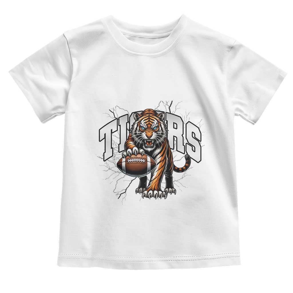 Funny Bengal Tiger Toddler T Shirt Gift For Football Lover - Wonder Print Shop